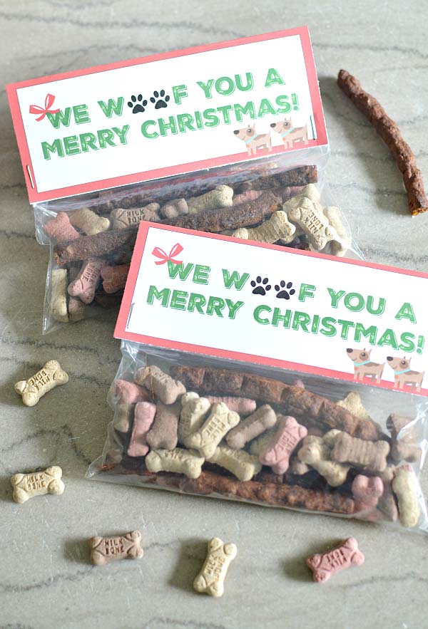 Dog Treat Christmas Gift #Christmas #food #gifts #trendypins