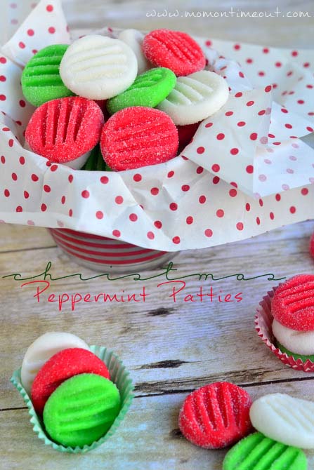 Easy Christmas Peppermint Patties #Christmas #food #gifts #trendypins