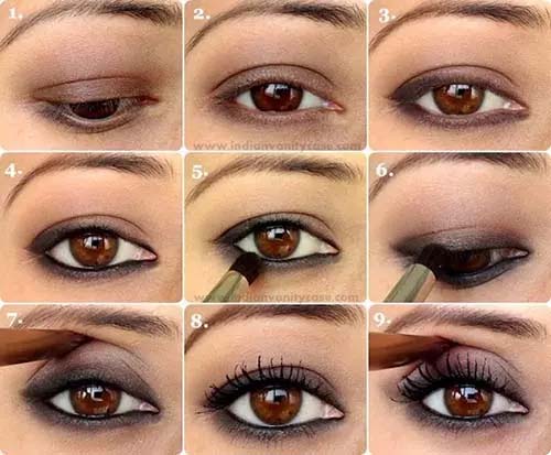 Simple Kohl Lined Smokey Eye #makeup #beauty #trendypins