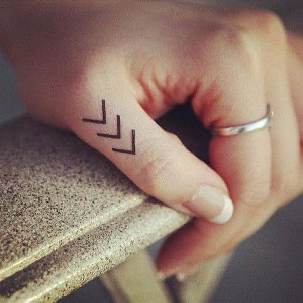 Simple But Beautiful Finger Tattoo Design #tattoofinger #trendypins