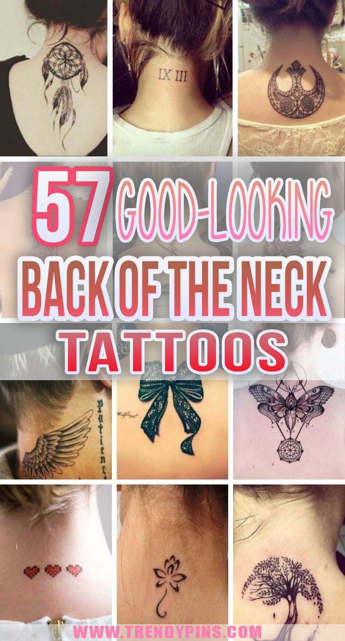 57 Good Looking Back Of The Neck Tattoos