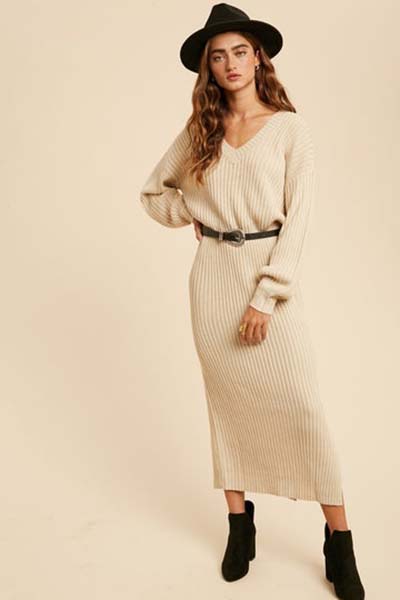 26. Sweater Dress #sweater #fashion #trendypins