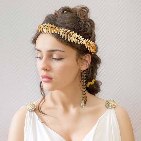 Golden Laurel Headband #headbands #fashion #trendypins