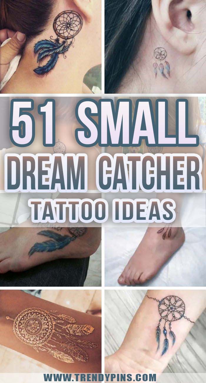51 Best Small Dream Catcher Tattoo Ideas #dreamcatcher #smalltattoo #trendypins