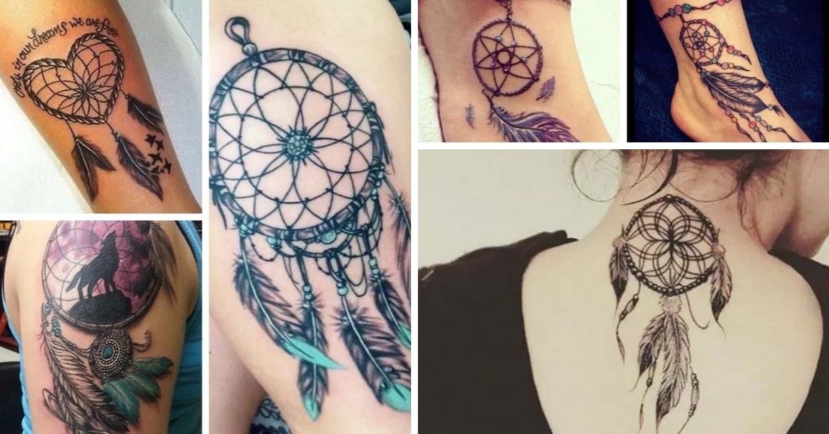 Top 40 Best Dream Catcher Tattoo Designs with meanings 2022