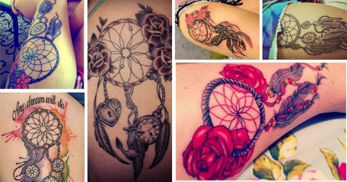 Thigh Dream Catcher Tattoo 1