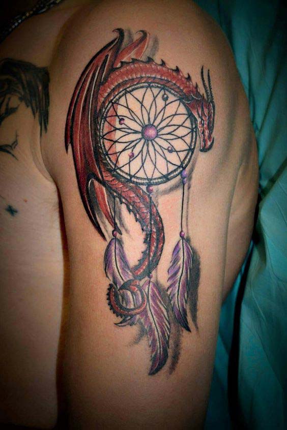 dream catcher tattoo meaning 18 #trendypins