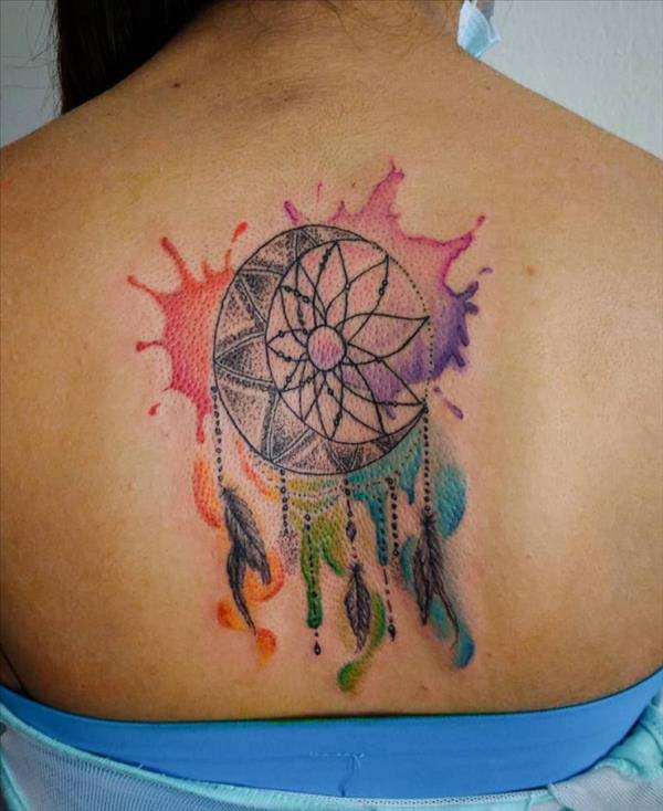 moon dream catcher tattoo 13 #trendypins