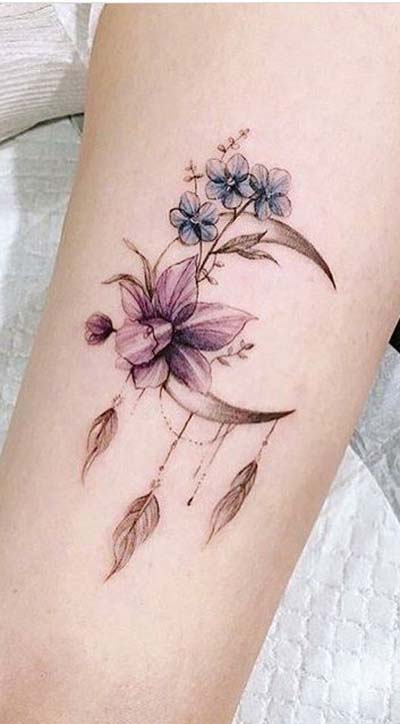 moon dream catcher tattoo 15 #trendypins