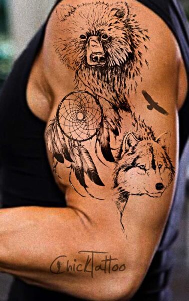 Dreamcatcher Tattoo For Men 3