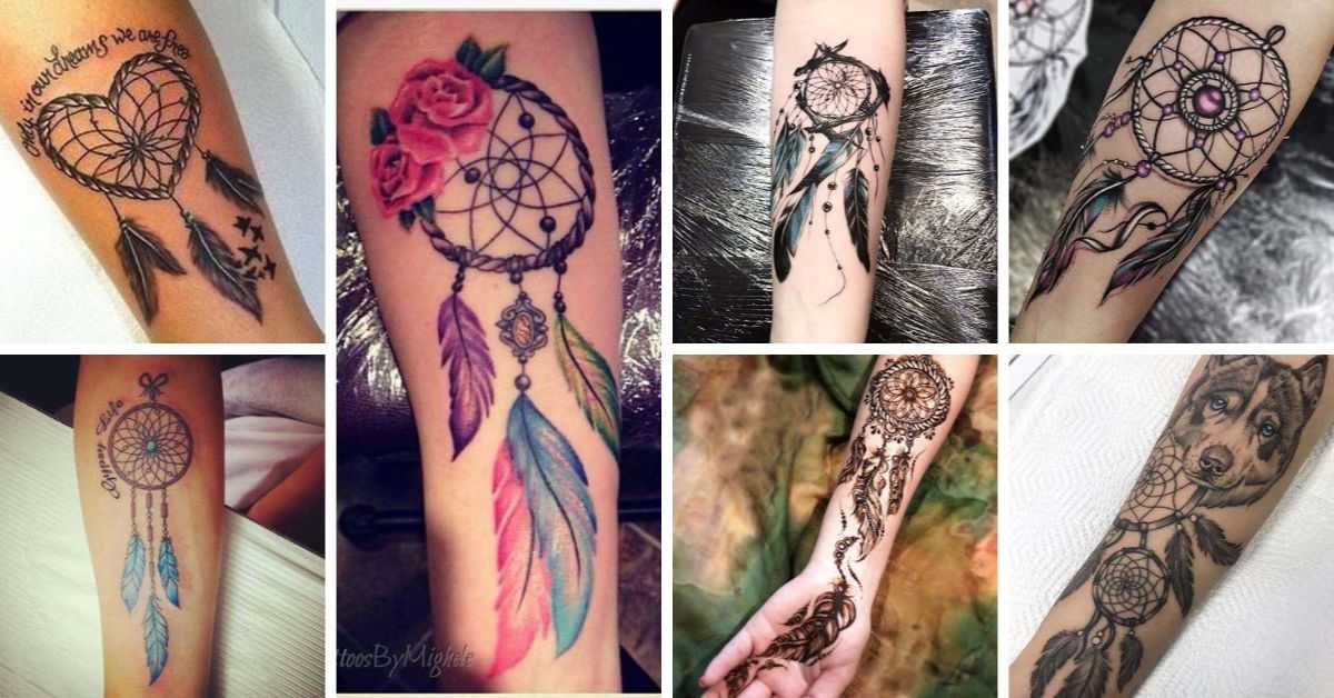 Dream Catcher Forearm Tattoo Ideas