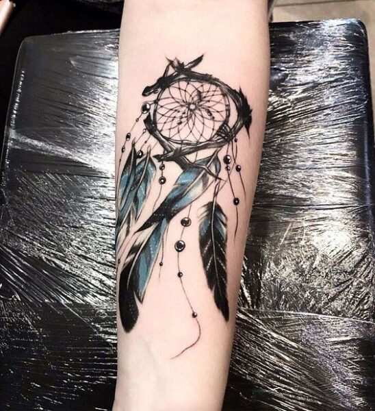 25 Forearm Dream Catcher Tattoo Ideas and Designs