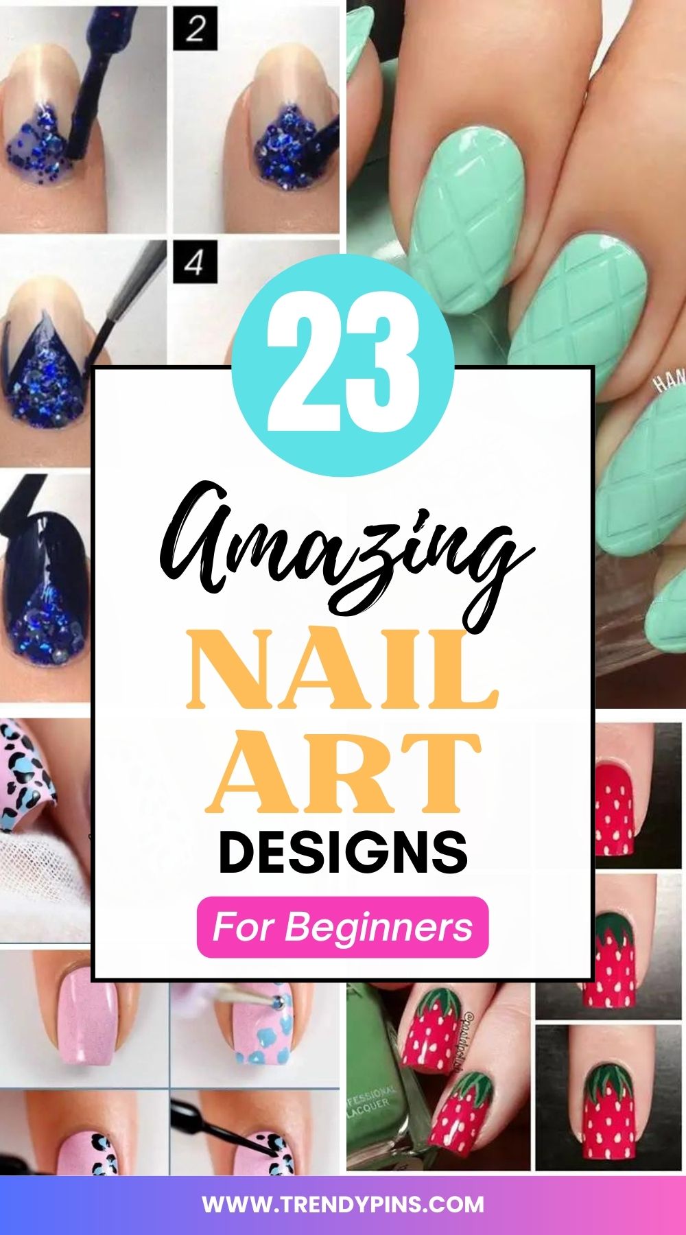 Dive into the world of nail art with these 23 amazing designs tailored for beginners. Explore step-by-step tutorials and unleash your creativity to achieve stunning nail art looks effortlessly.