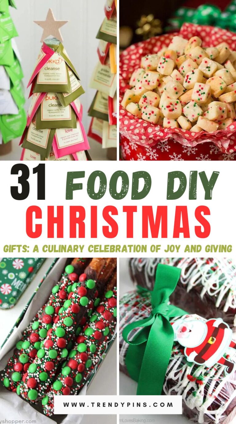 31 Heartfelt Food DIY Christmas Gifts: A Culinary Celebration of Joy