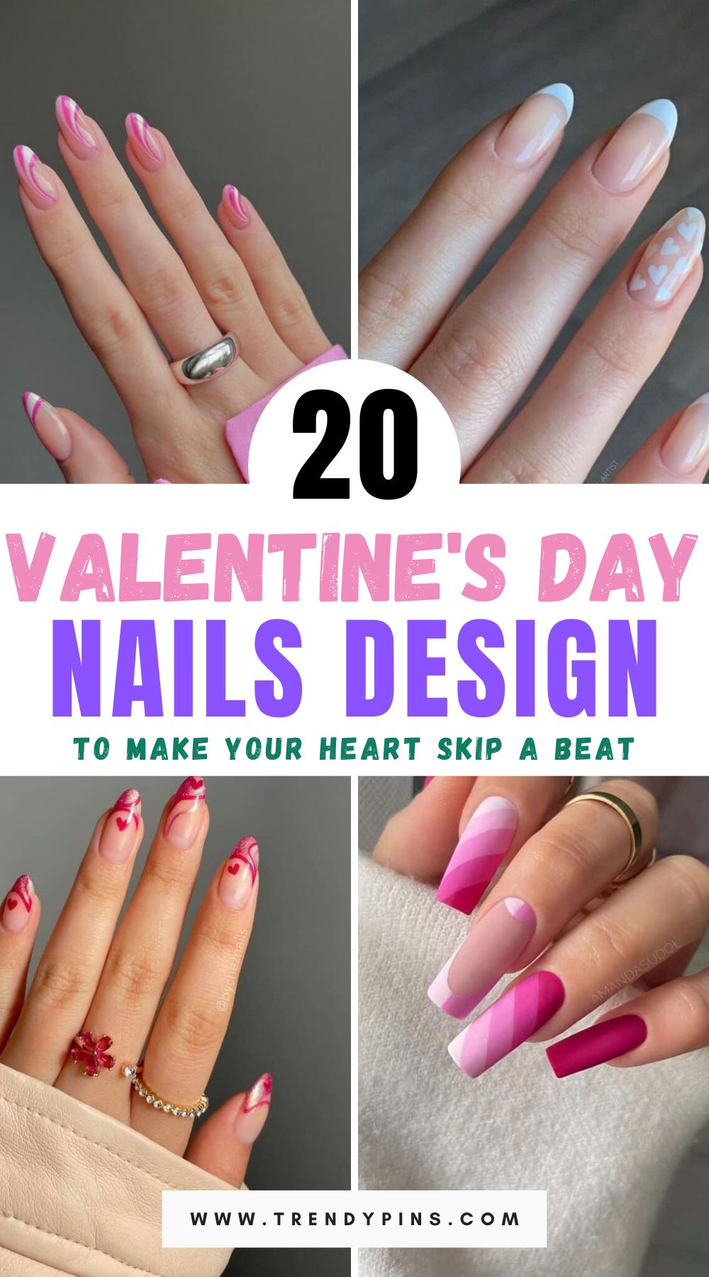 Discover the latest trends in Valentine's Day nail art for a romantic and stylish celebration. Explore our collection of beautiful and creative designs, perfect for adding a touch of love to your look this Valentine's Day.