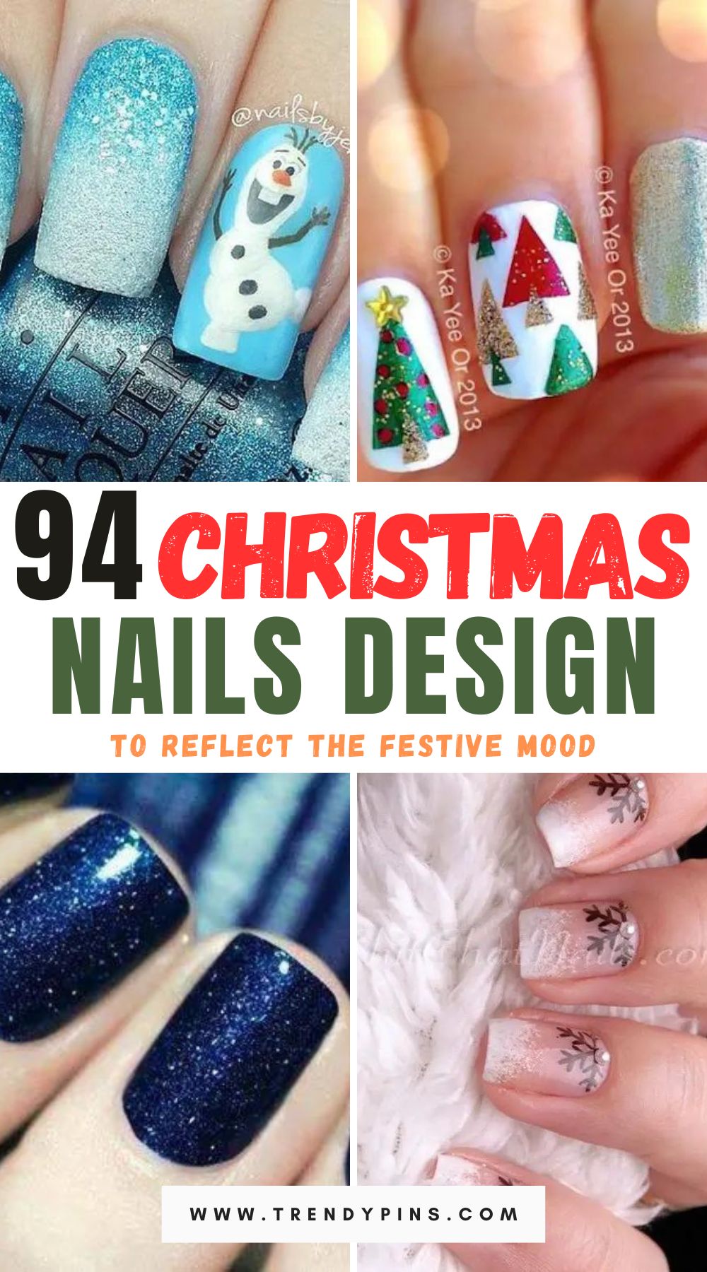 Deck your nails with the hottest Christmas trends! Explore our collection of festive nail art ideas that will reflect the holiday mood in every dazzling detail. Click to discover the perfect manicure inspiration for a season full of glamour and joy.