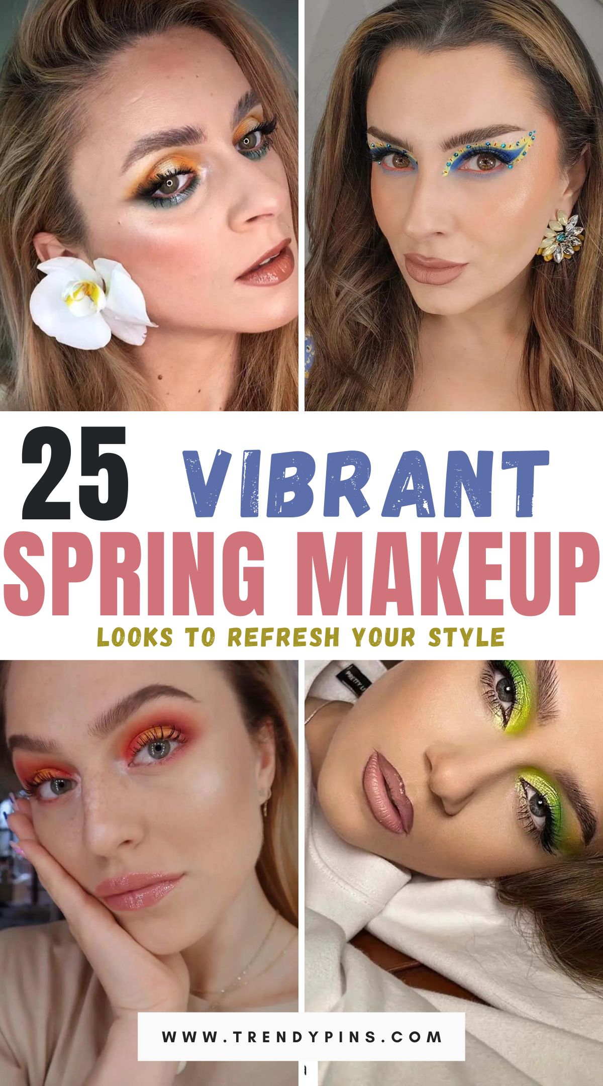 Light up your days with 25 fresh and radiant spring makeup looks. Discover the beauty of vibrant colors and seasonal inspiration to elevate your daily makeup routine.