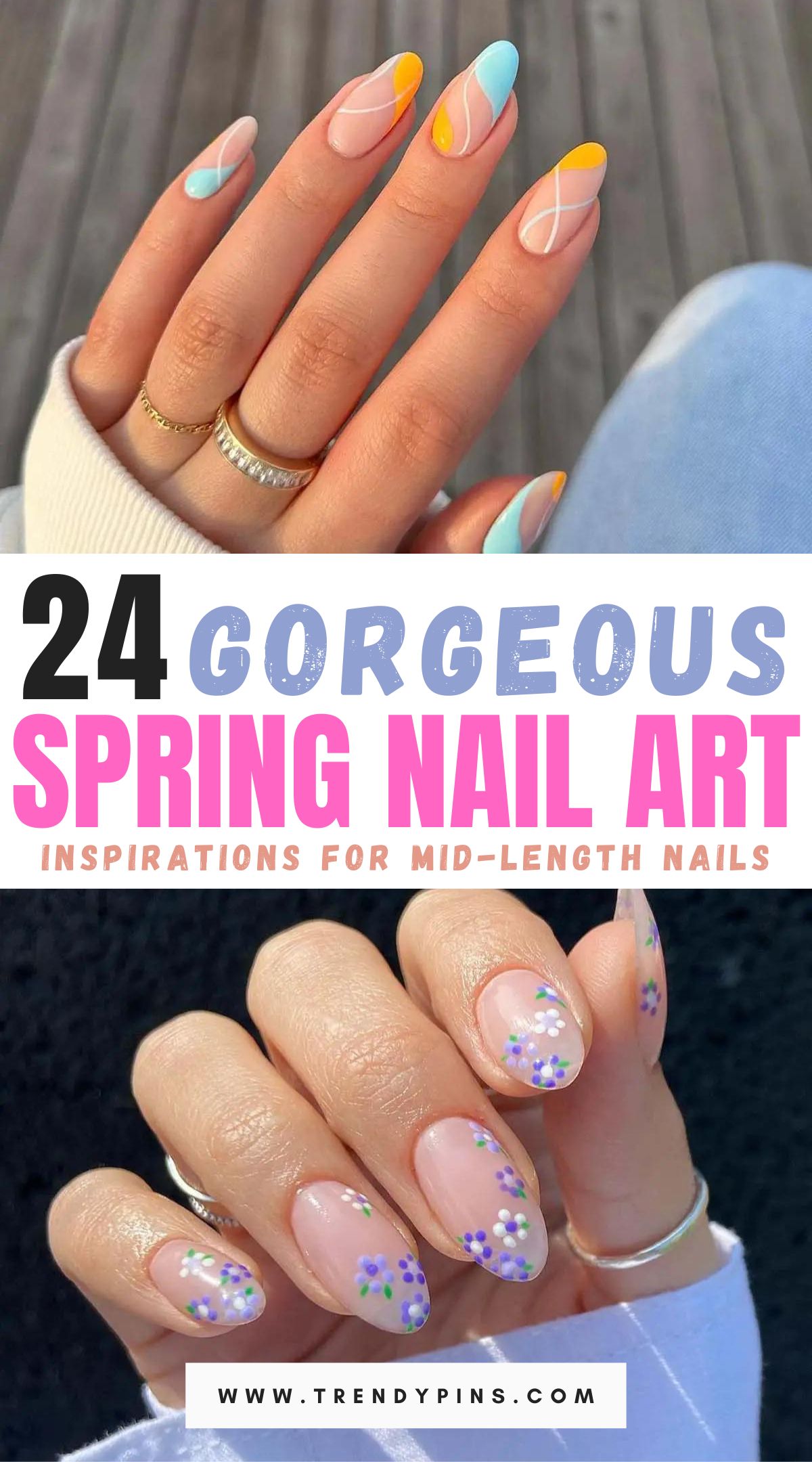 Best Spring Nail Designs And Ideas Mid Length
