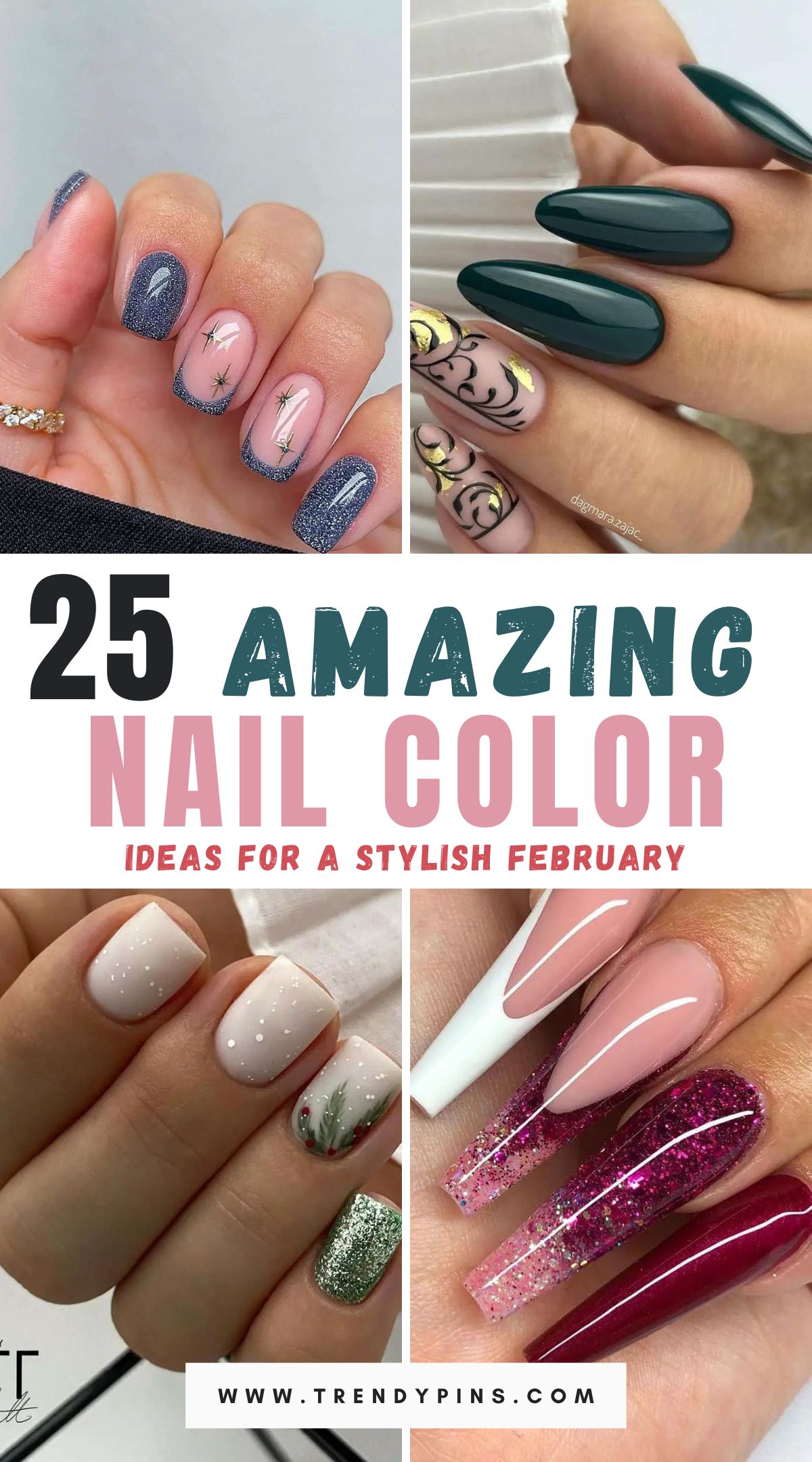 Embrace elegance and boldness in your style with our curated collection of 25 February nail color trends. From sophisticated classics to daring hues, discover the perfect shades to express your unique fashion statement this month.