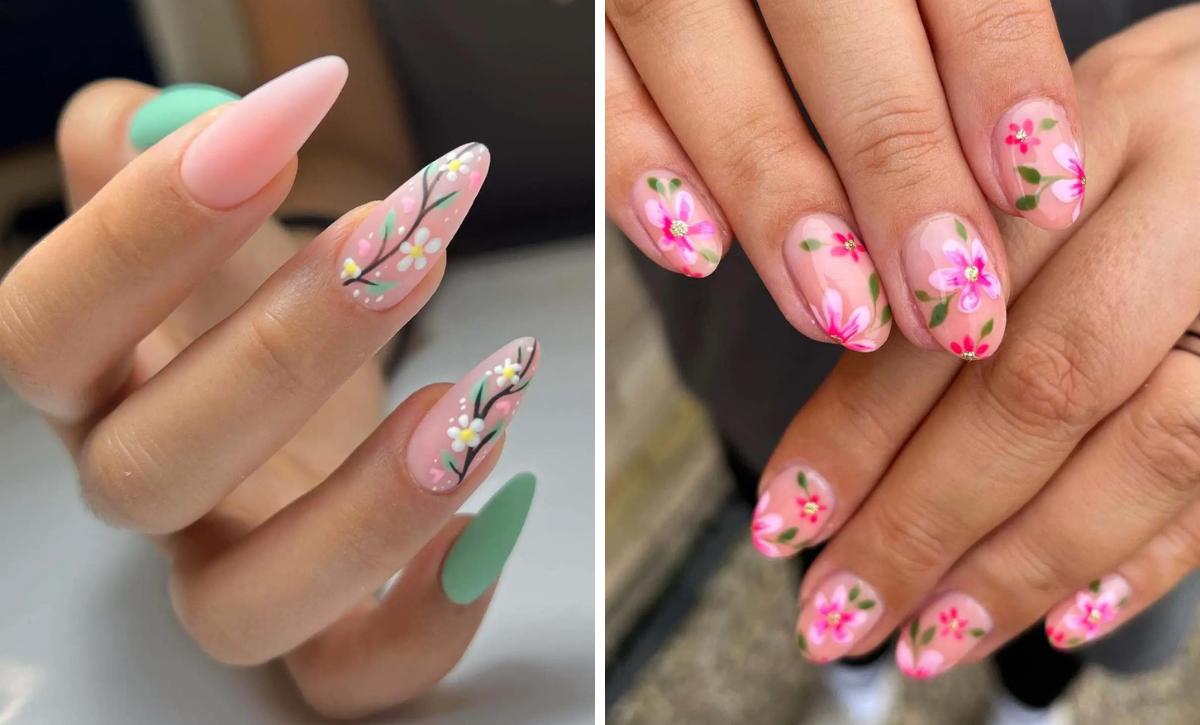 Floral Spring Nails