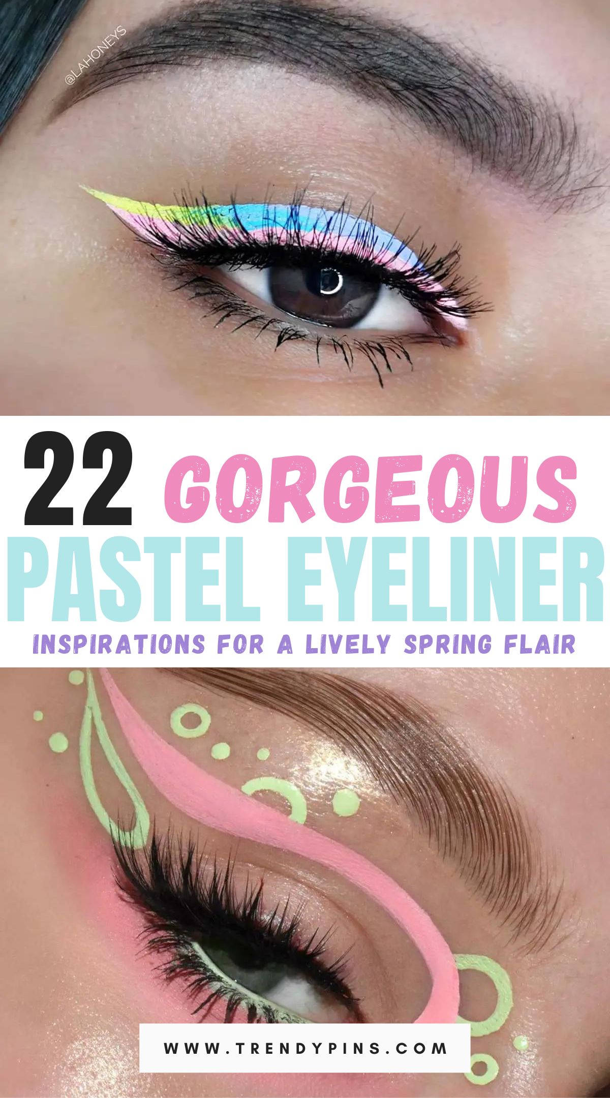 Pastel Eyeliner Styles