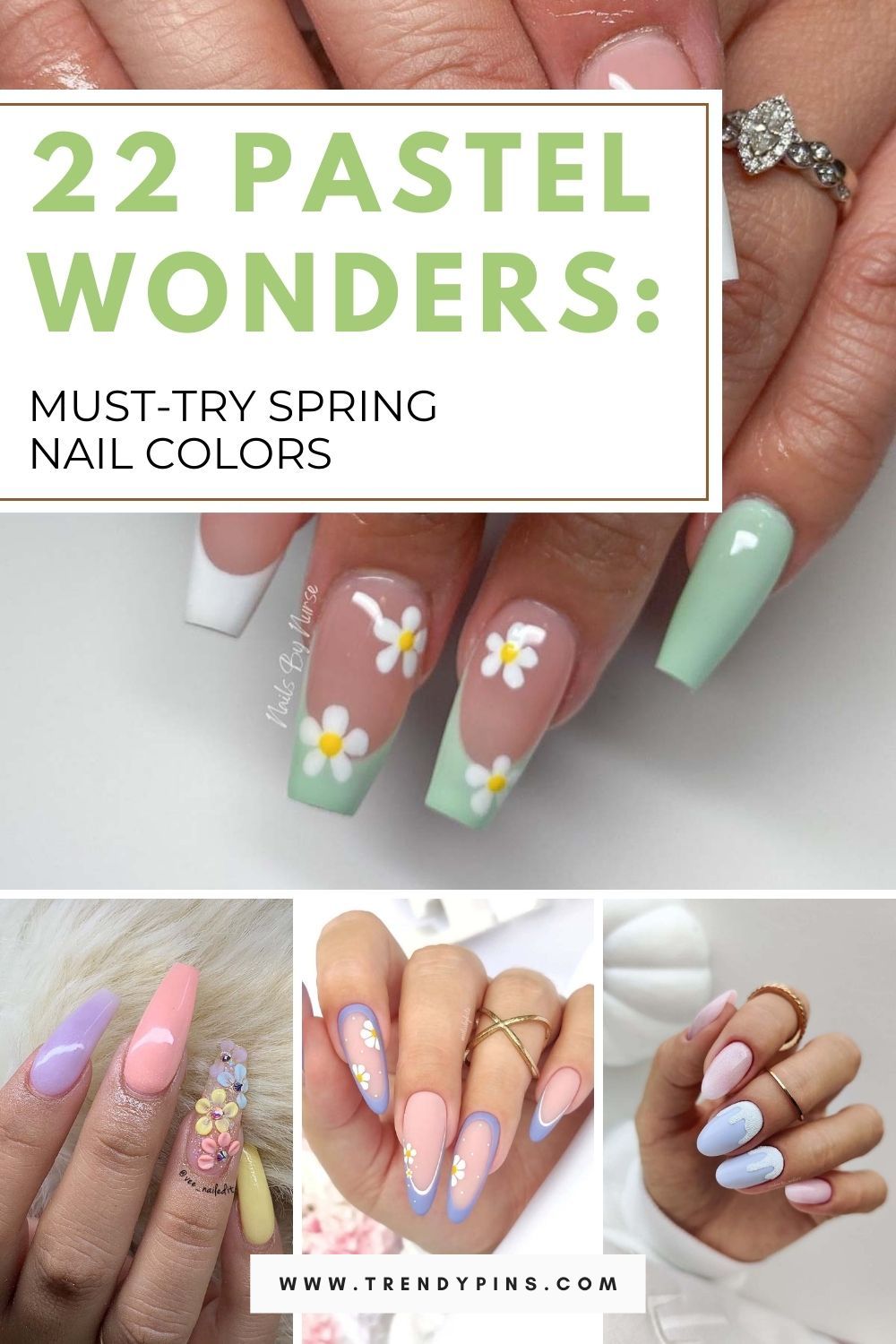 Pastel Nail Colors For Spring 1