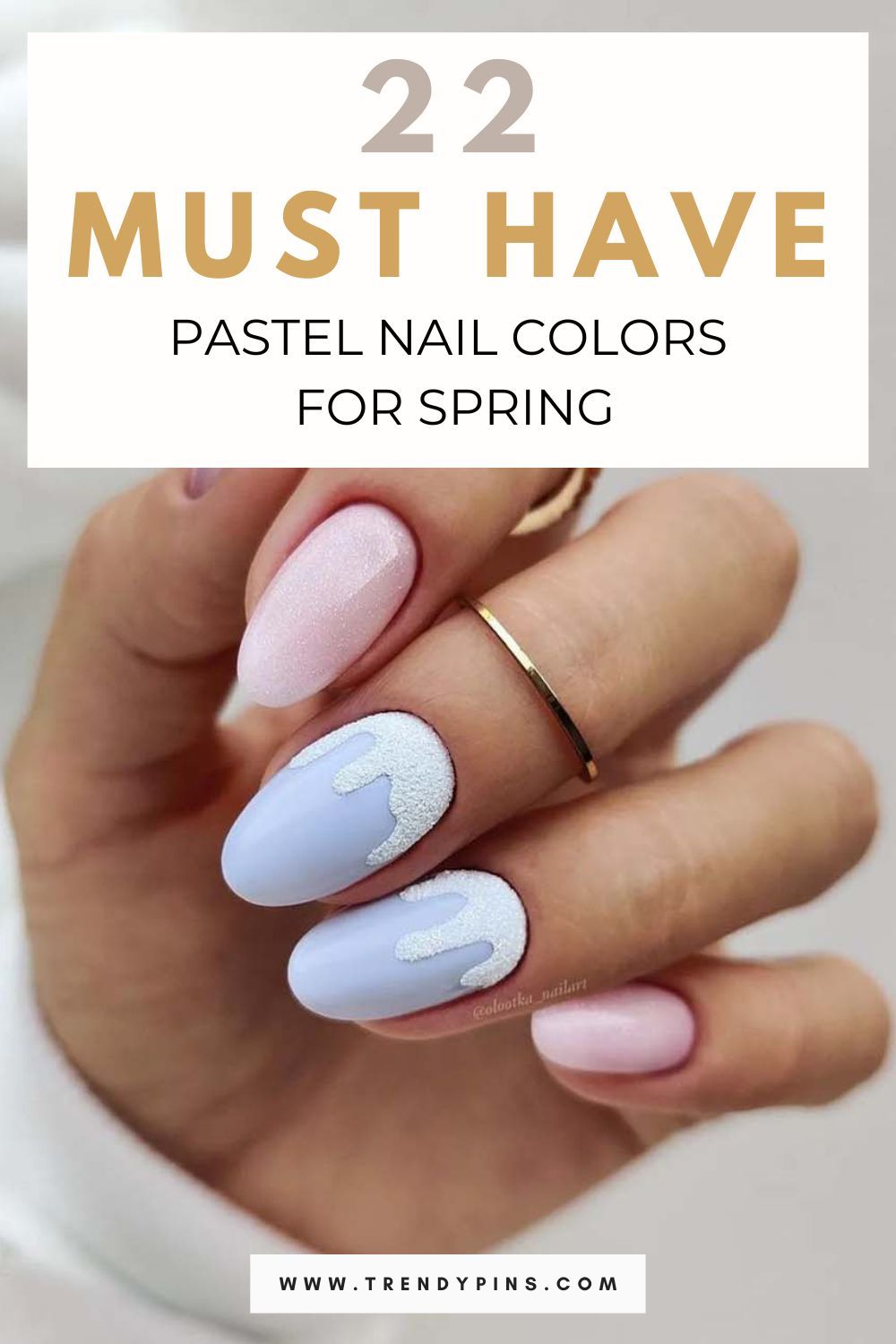 Pastel Nail Colors For Spring 3