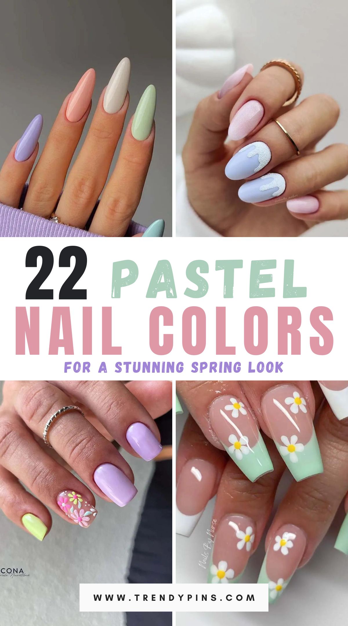 Welcome the beauty of spring with our selection of 22 pastel perfection nail colors you must try. Explore a spectrum of soft and dreamy hues that will add a touch of seasonal elegance to your manicure.