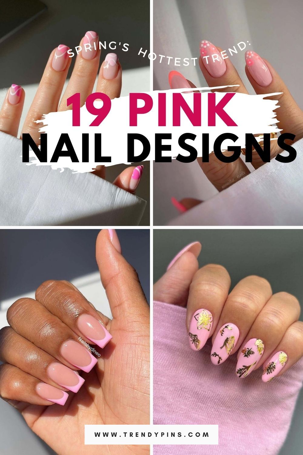 Pink Spring Nail Designs 3