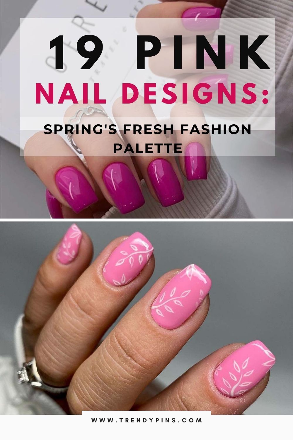 Pink Spring Nail Designs 4