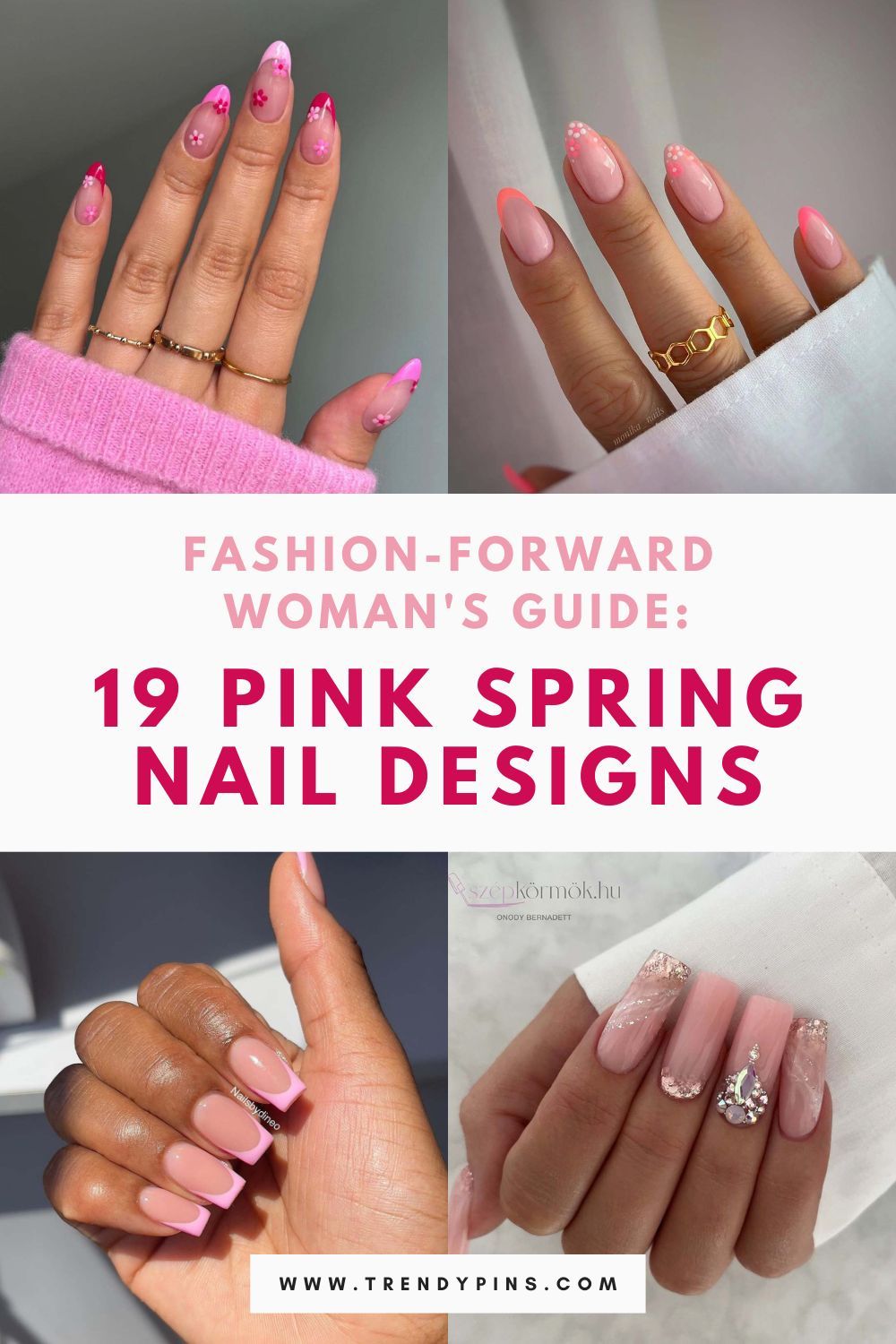 Pink Spring Nail Designs 5