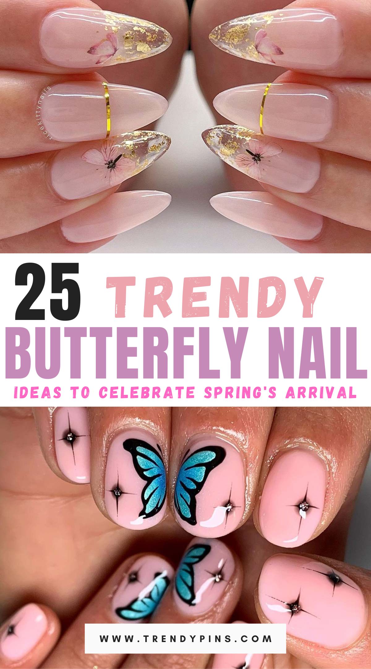 Best Butterfly Spring Nail Ideas