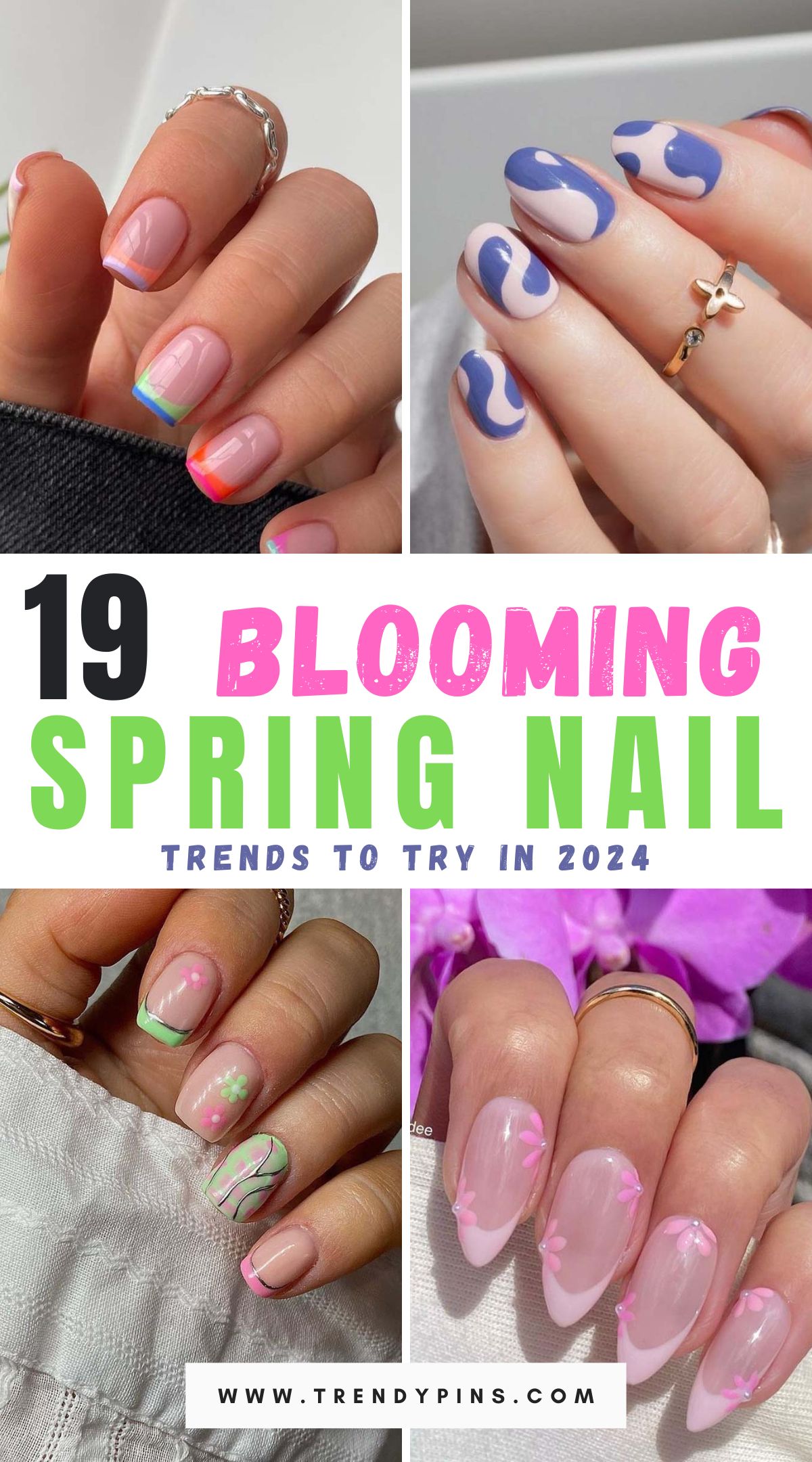 Bloom into the new season with these 19 spring nail trends blooming in 2024. Explore the latest styles and designs to keep your manicure fresh and on-trend all season long.