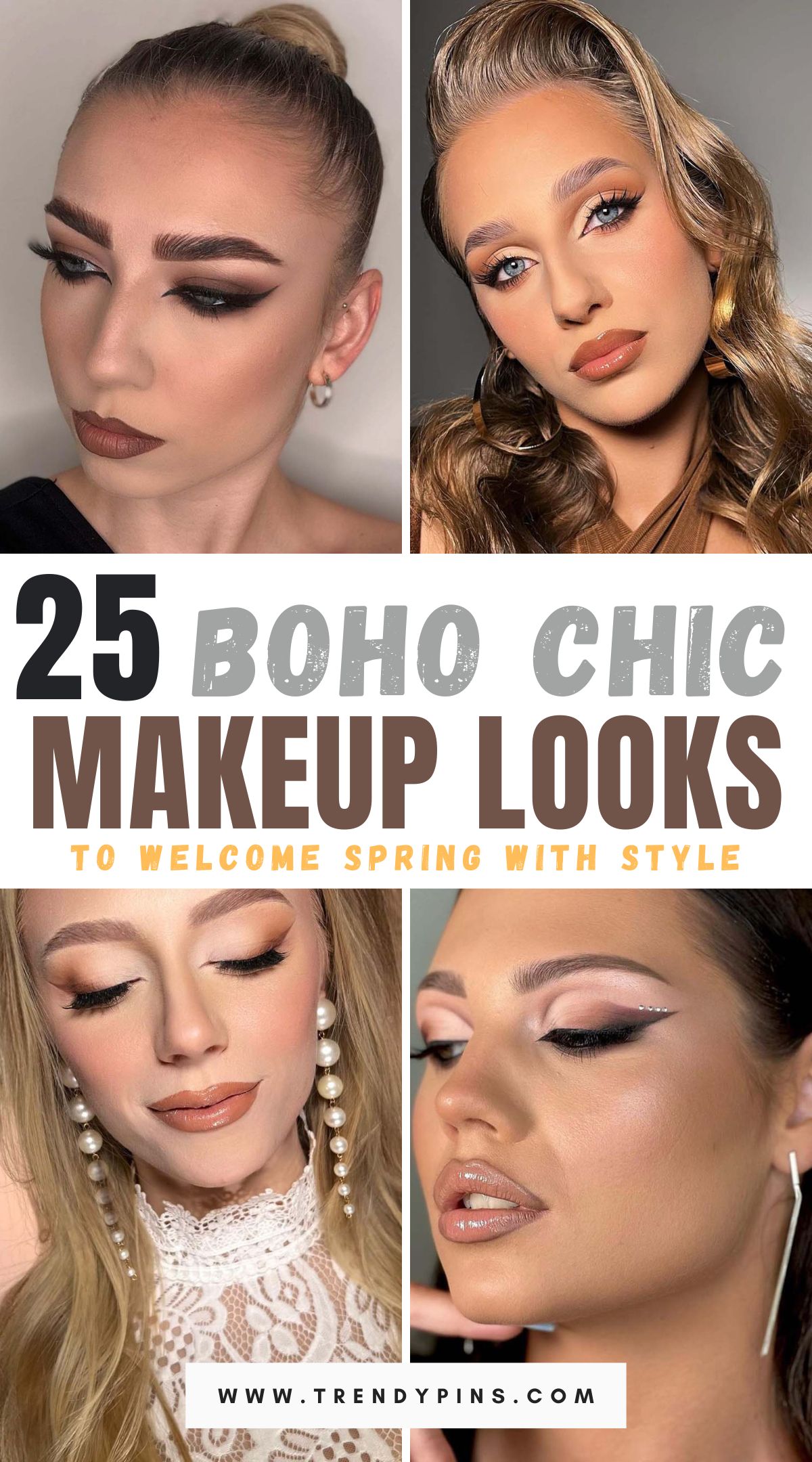Embrace the spirit of spring with these 25 boho chic makeup ideas. From earthy tones to playful accents, explore creative and free-spirited looks that capture the essence of bohemian style and add a touch of whimsy to your beauty routine.