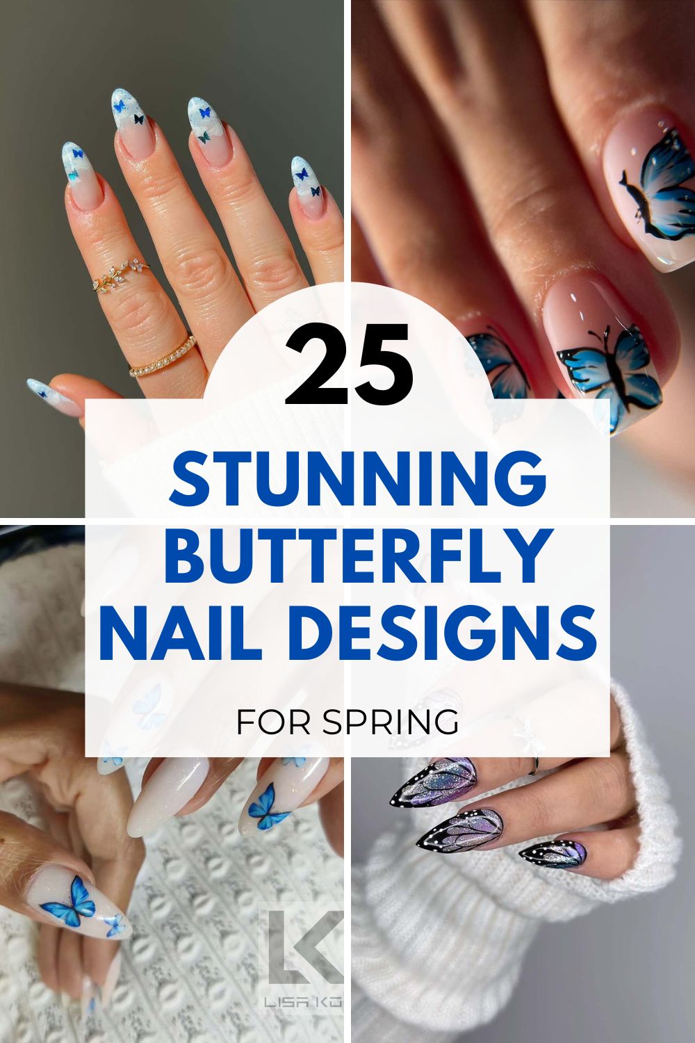 Butterfly Spring Nail Designs 1