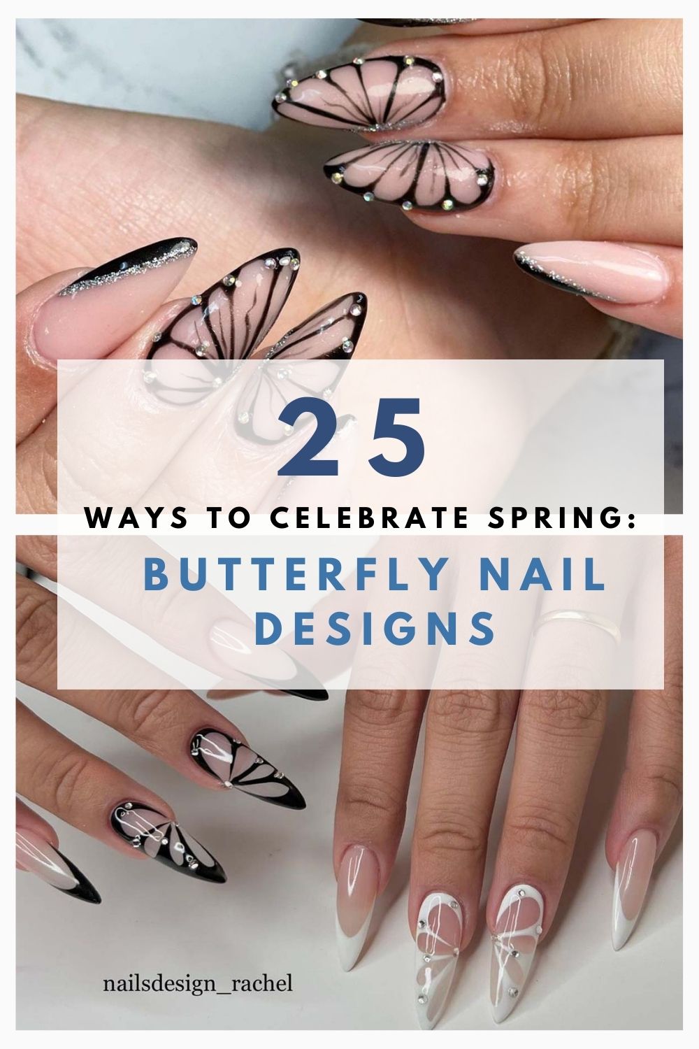 Butterfly Spring Nail Designs 3
