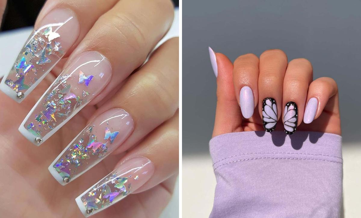 Butterfly Spring Nail Designs