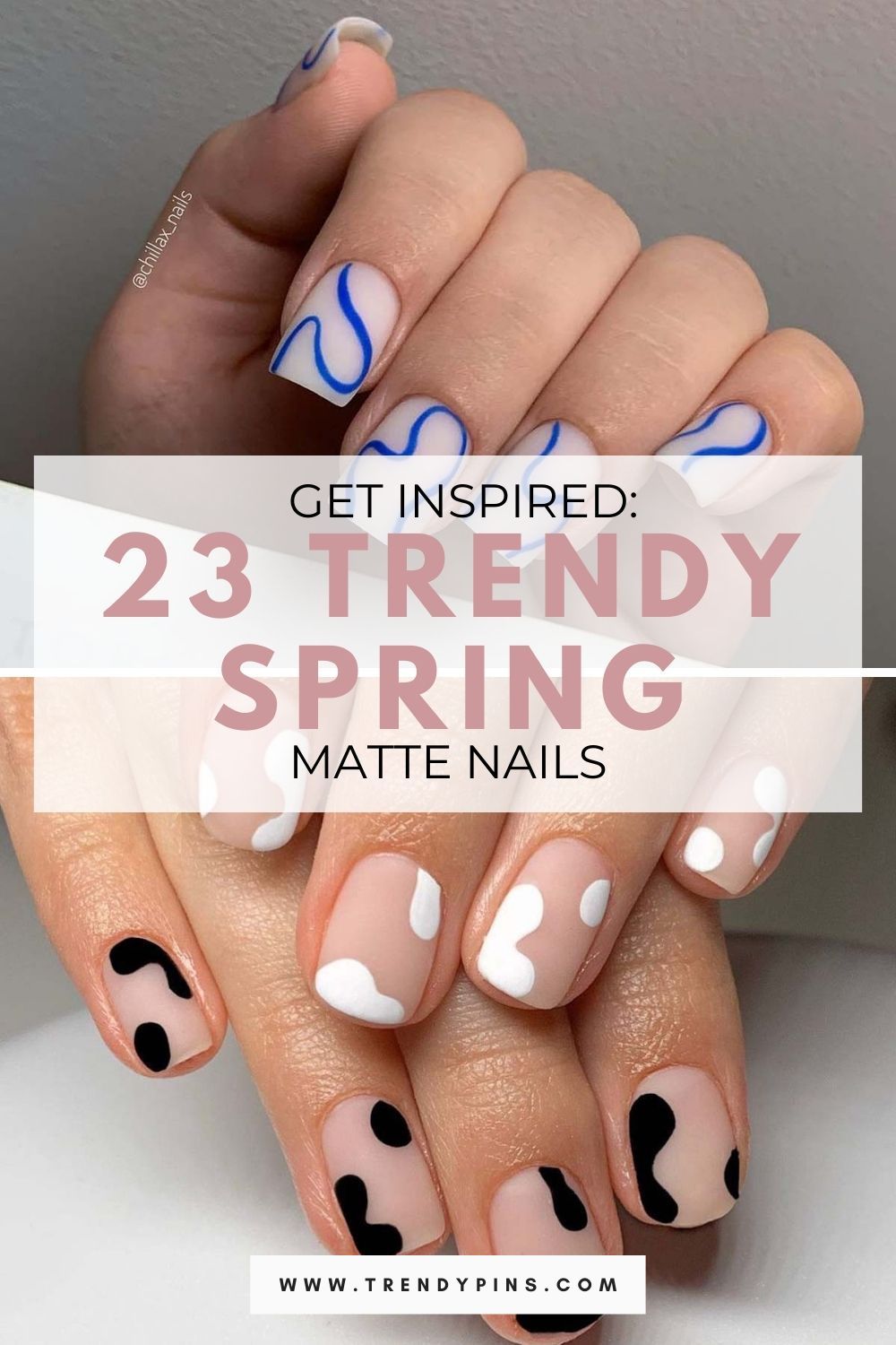 Spring Matte Nail Designs 2