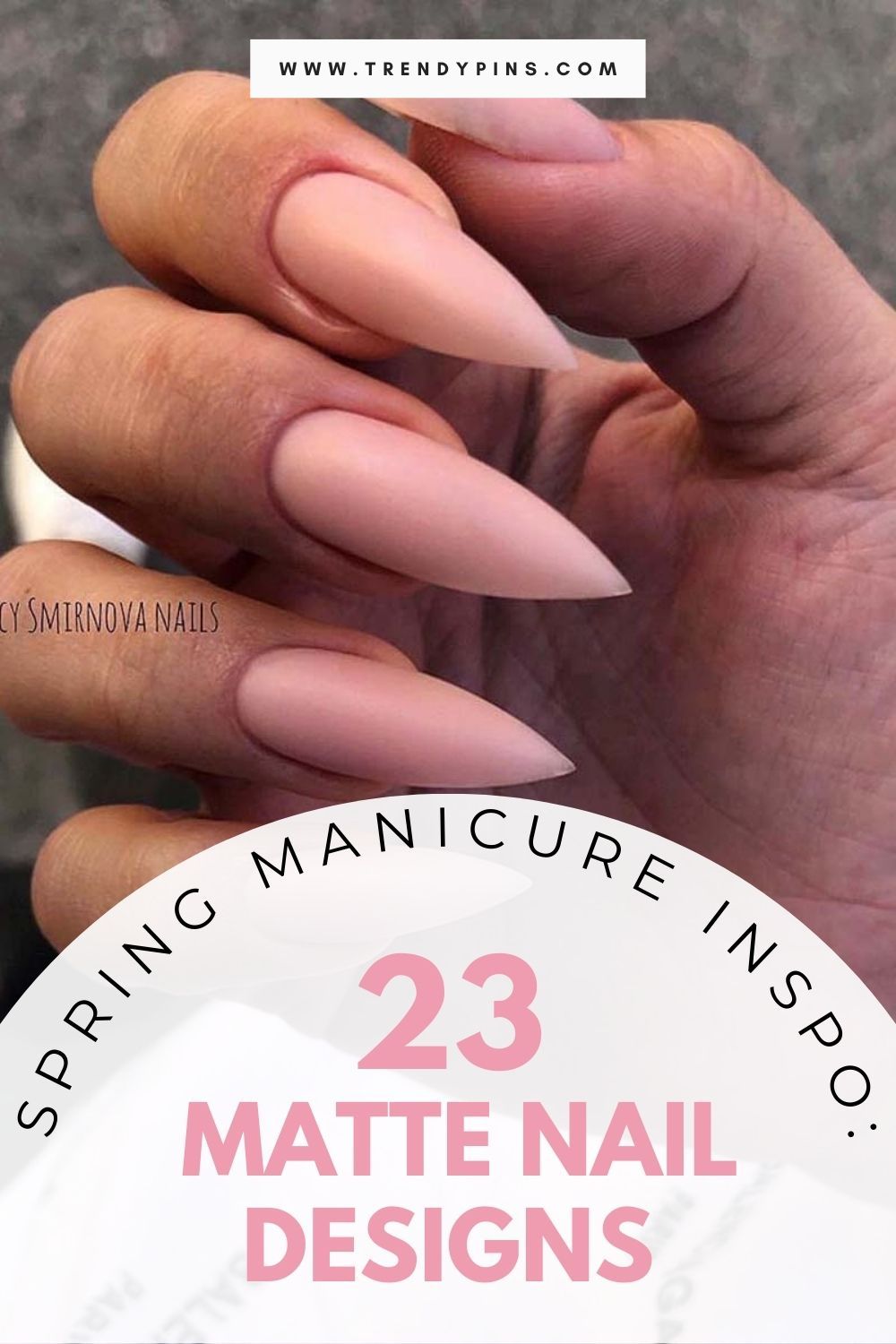 Spring Matte Nail Designs 4