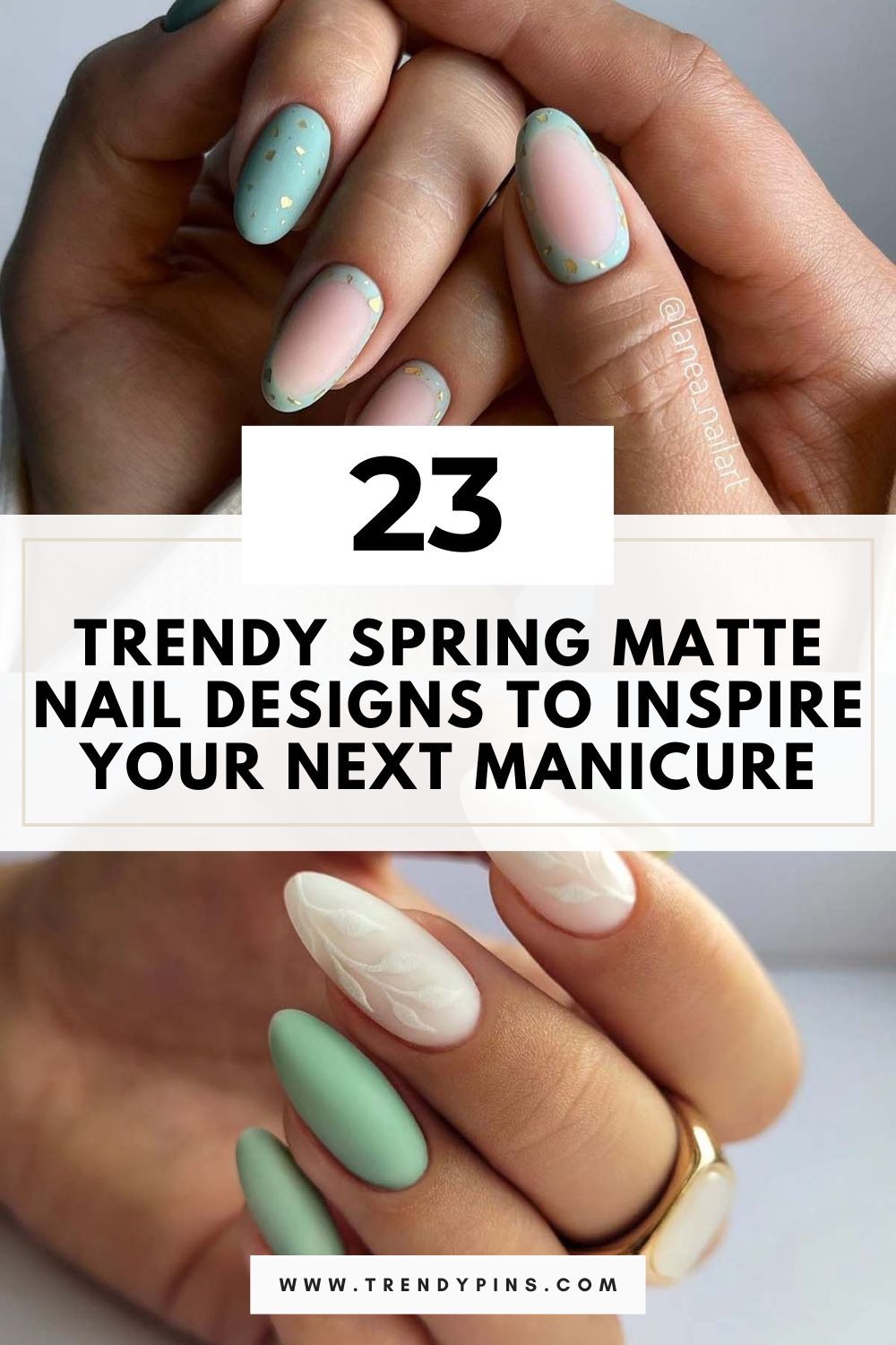 Spring Matte Nail Designs 5