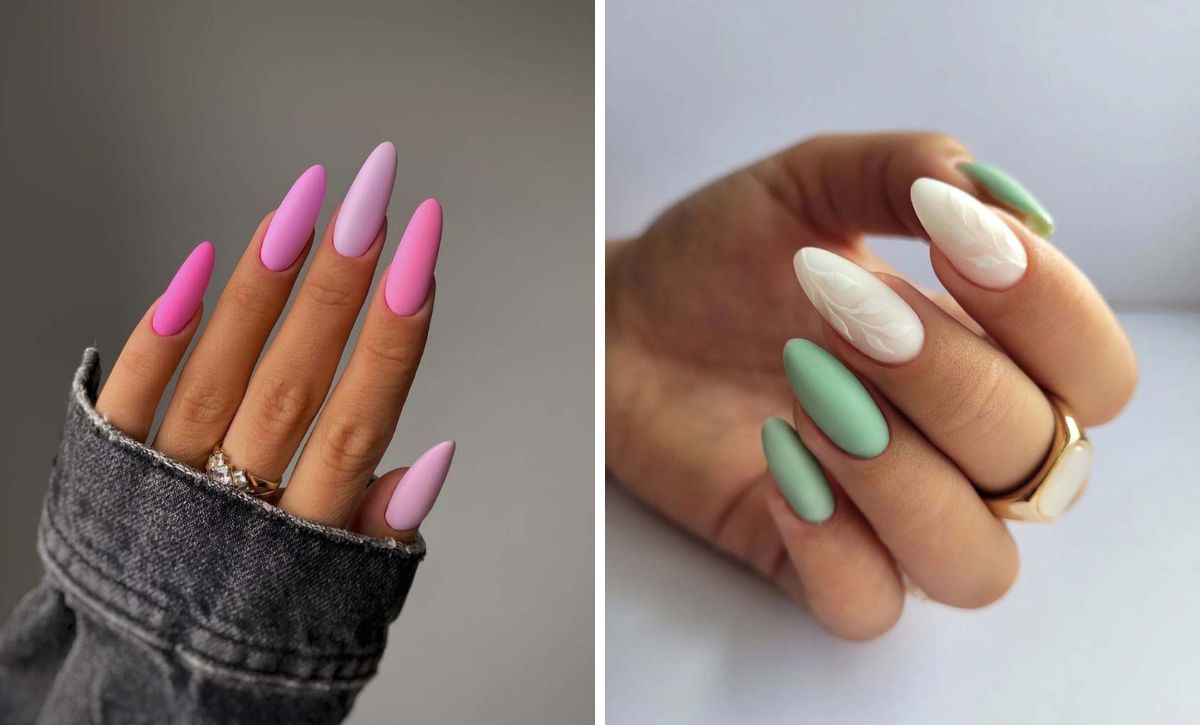 Spring Matte Nail Designs