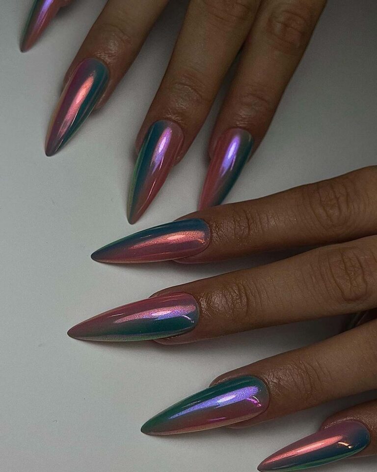 24 Dazzling Gel Nails Chrome Ideas to Elevate Your Style