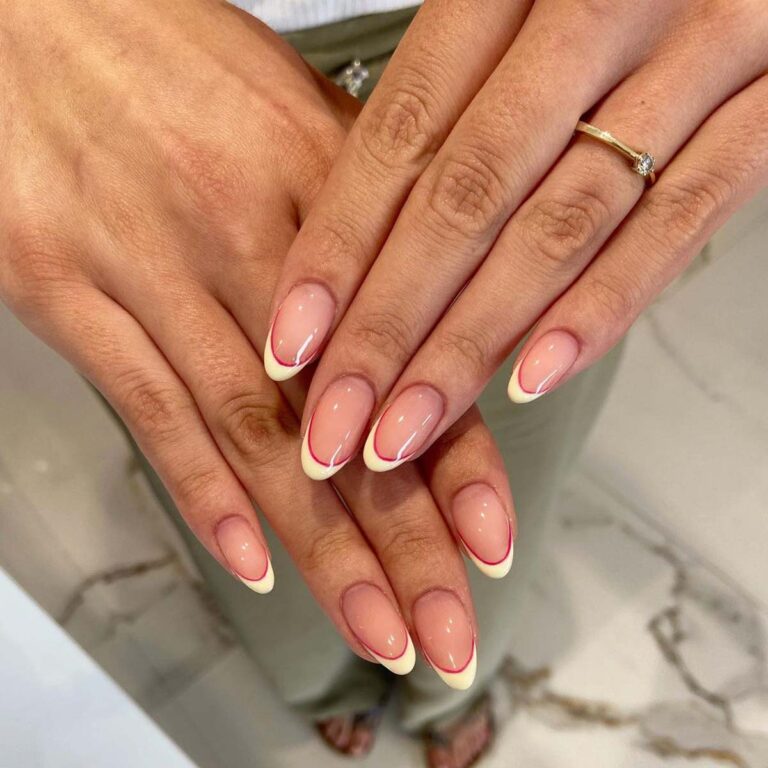 22 Amazing French Oval Nail Designs for Fall You Must Try