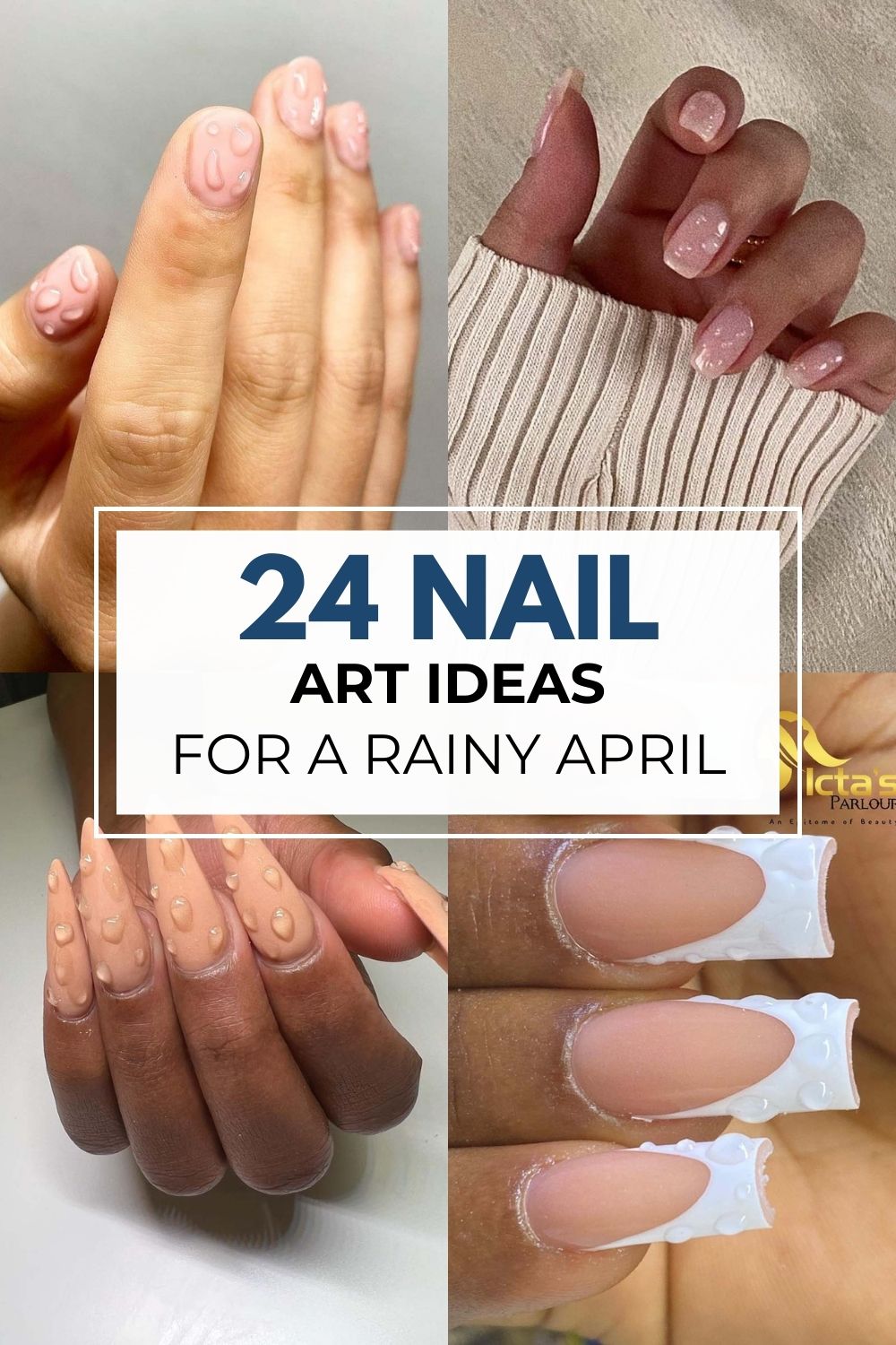 Raindrop April Nail Ideas 3