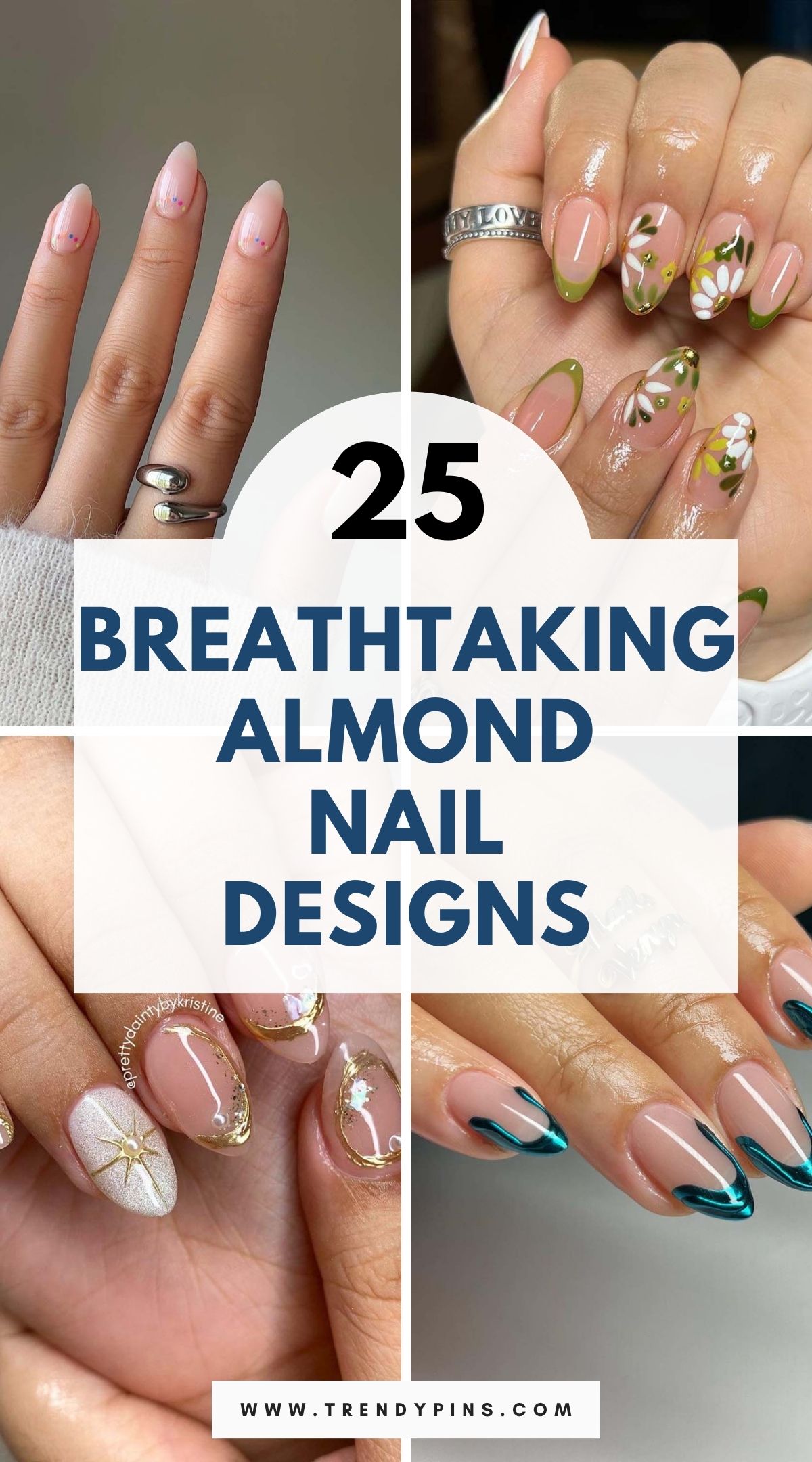 Short Almond Nail Designs 1