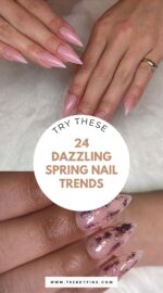 Spring Nails With Sparkle 2