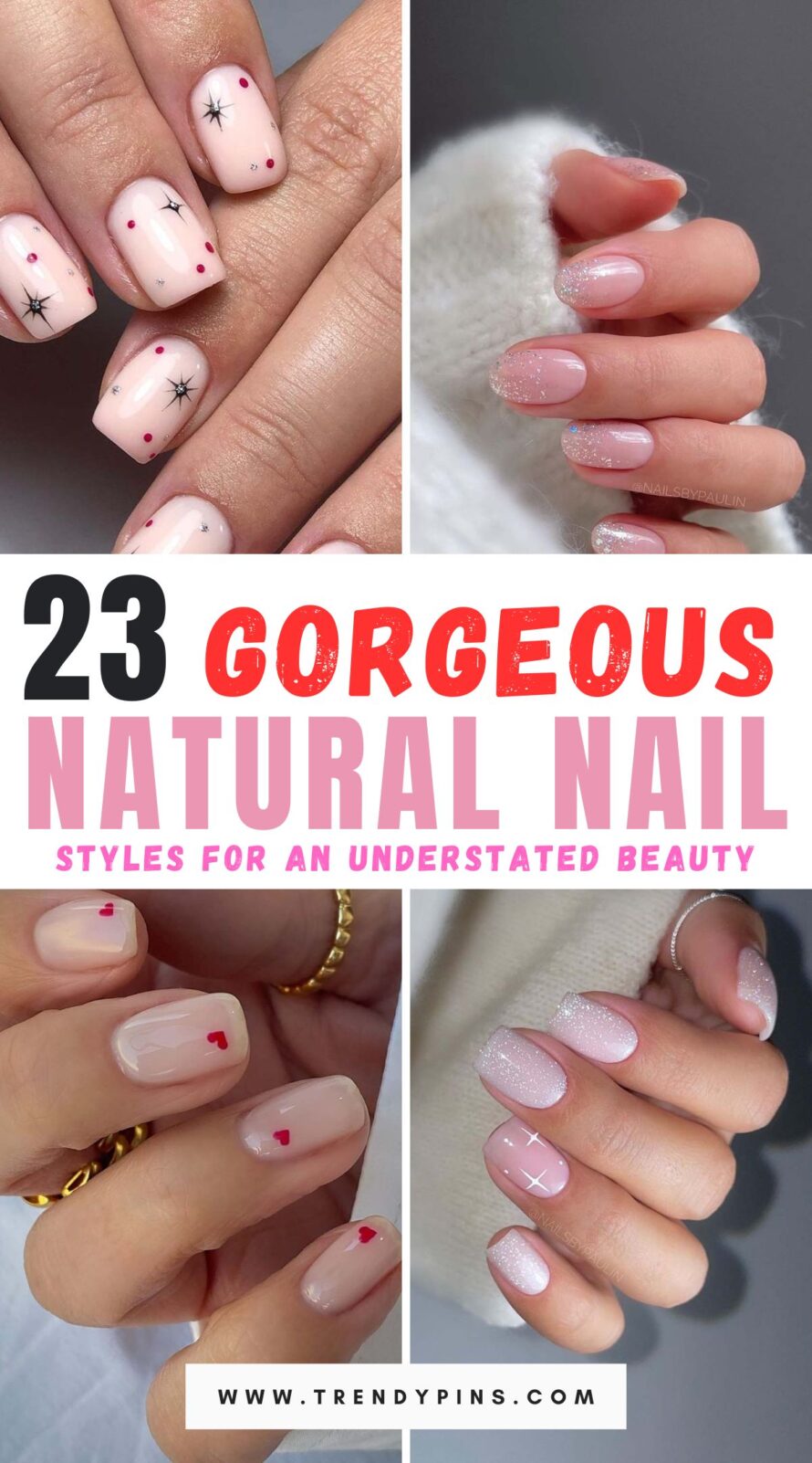 Explore 23 elegant natural nail designs that embody simplicity. Perfect for those who love a stunning, understated look.