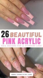 Best Pink Acrylic Nail Ideas Designs