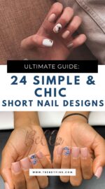 Simple short nail designs