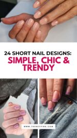 Simple short nail designs